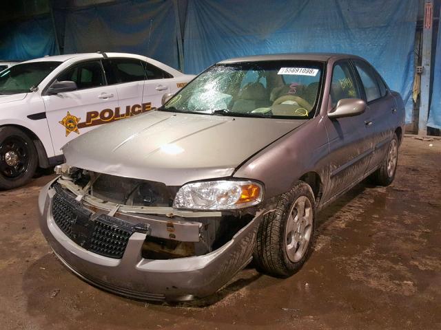 3N1CB51D34L916642 - 2004 NISSAN SENTRA 1.8 SILVER photo 2