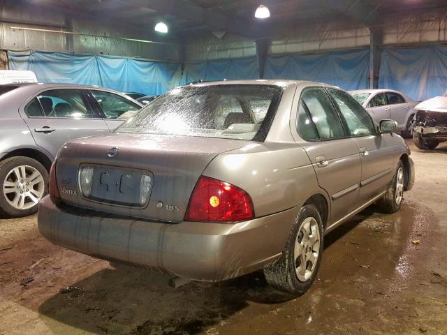 3N1CB51D34L916642 - 2004 NISSAN SENTRA 1.8 SILVER photo 4