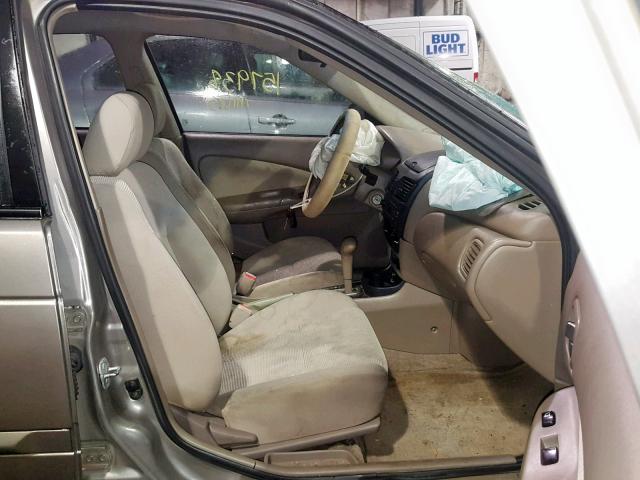 3N1CB51D34L916642 - 2004 NISSAN SENTRA 1.8 SILVER photo 5