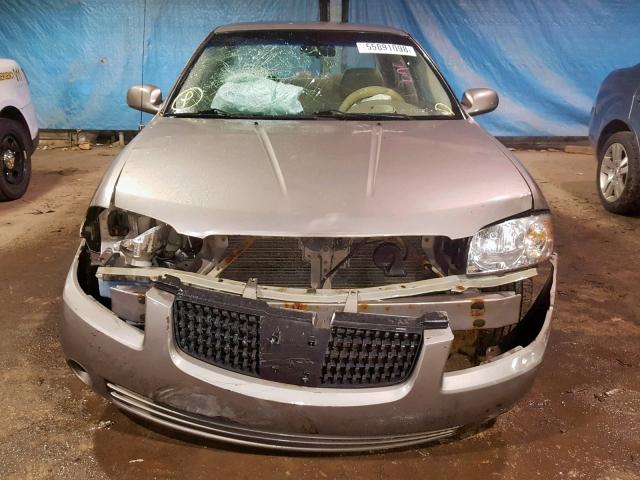 3N1CB51D34L916642 - 2004 NISSAN SENTRA 1.8 SILVER photo 9