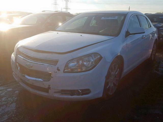 1G1ZE5EB6AF224512 - 2010 CHEVROLET MALIBU LTZ თეთრი ფოტო 2