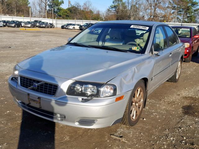 YV1TH59H941351138 - 2004 VOLVO S80 2.5T SILVER photo 2