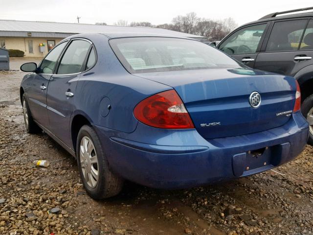 2G4WC582261179929 - 2006 BUICK LACROSSE C BLUE photo 3