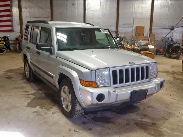 1J8HG48K06C334282 - 2006 JEEP COMMANDER Gümüş foto 1