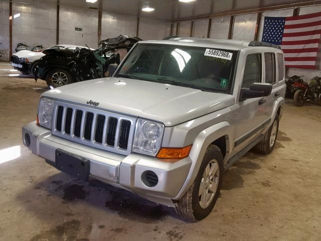 1J8HG48K06C334282 - 2006 JEEP COMMANDER Gümüş foto 2