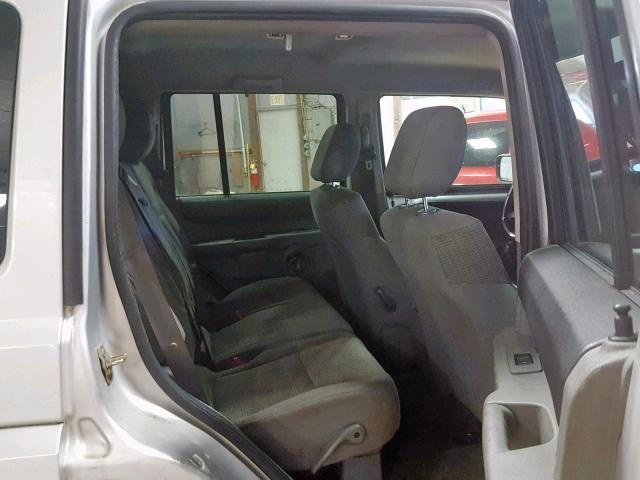 1J8HG48K06C334282 - 2006 JEEP COMMANDER Gümüş foto 6