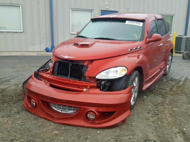 3C4FY4BB91T564808 - 2001 CHRYSLER PT CRUISER RED photo 2