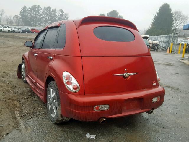 3C4FY4BB91T564808 - 2001 CHRYSLER PT CRUISER RED photo 3