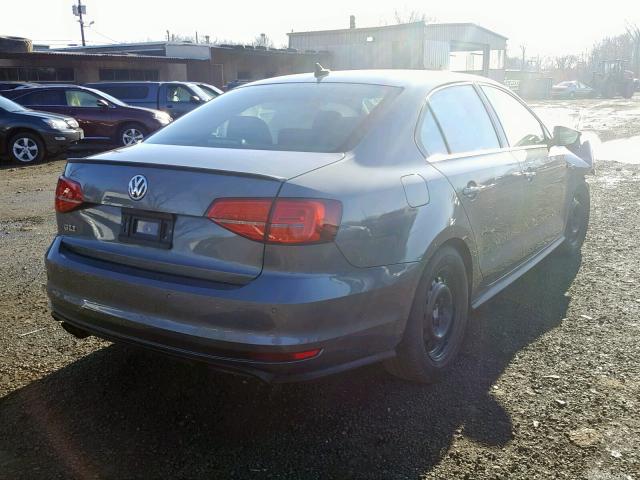 3VW4T7AJ7GM298320 - 2016 VOLKSWAGEN JETTA GLI GRAY photo 4