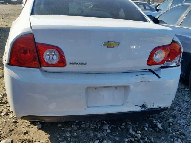 1G1ZA5EU1CF395457 - 2012 CHEVROLET MALIBU LS Ağ foto 9