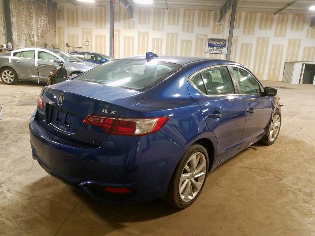 19UDE2F32GA010373 - 2016 ACURA ILX BASE W BLUE photo 4