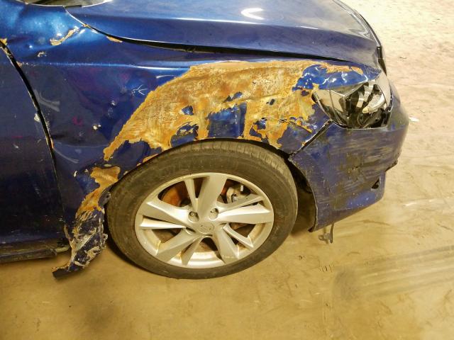 19UDE2F32GA010373 - 2016 ACURA ILX BASE W BLUE photo 9