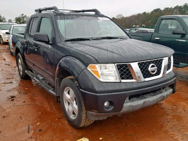 1N6AD07U55C417439 - 2005 NISSAN FRONTIER C BLACK photo 1