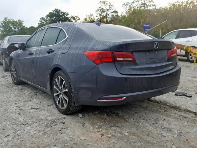 19UUB2F38GA003629 - 2016 ACURA TLX CHARCOAL photo 3