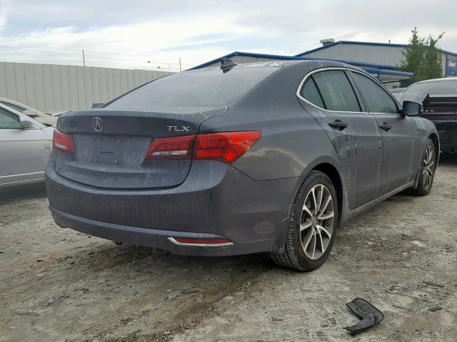 19UUB2F38GA003629 - 2016 ACURA TLX CHARCOAL photo 4