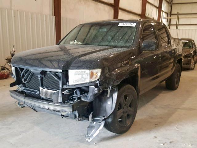 5FPYK1F53CB455217 - 2012 HONDA RIDGELINE BLACK photo 2