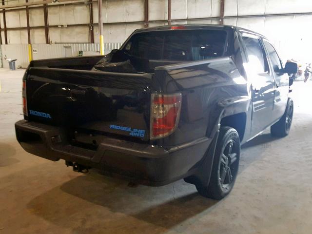 5FPYK1F53CB455217 - 2012 HONDA RIDGELINE BLACK photo 4