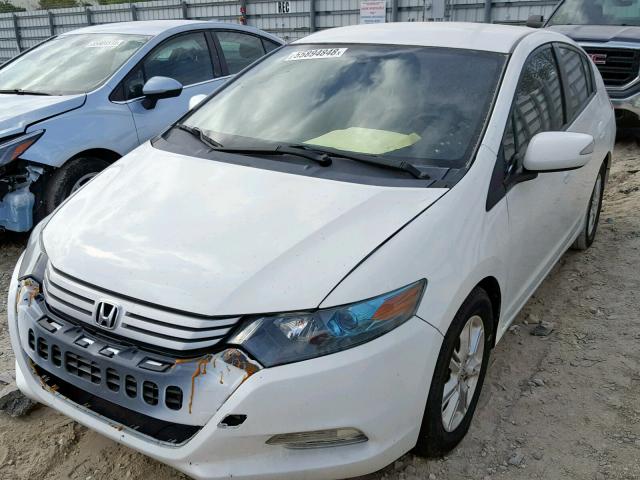 JHMZE2H79BS002440 - 2011 HONDA INSIGHT EX WHITE photo 2