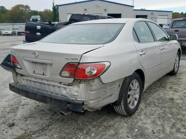 JTHBF30G920061712 - 2002 LEXUS ES 300 TAN photo 4