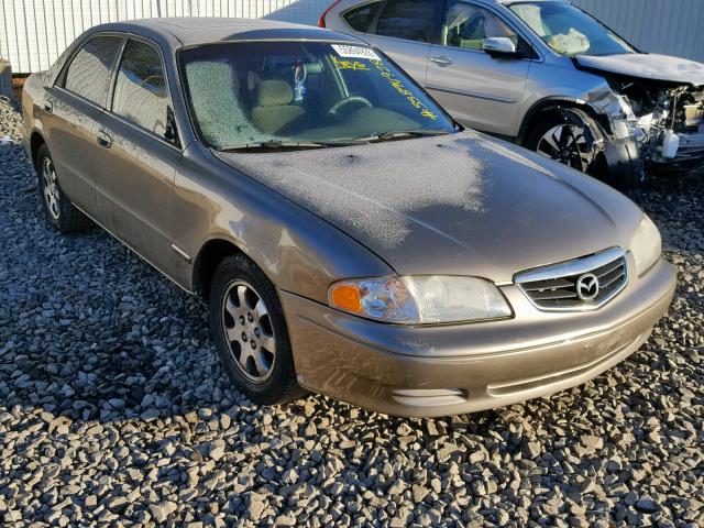 1YVGF22C715222954 - 2001 MAZDA 626 ES BROWN photo 1