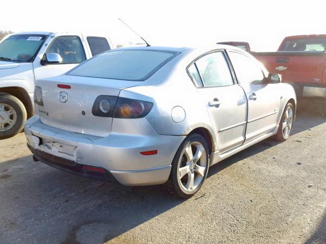 JM1BK323951252679 - 2005 MAZDA 3 S SILVER photo 4