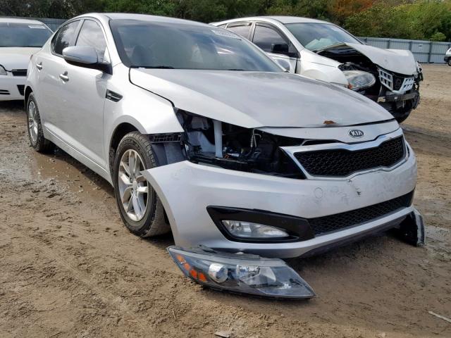 KNAGM4A74D5303178 - 2013 KIA OPTIMA LX SILVER photo 1