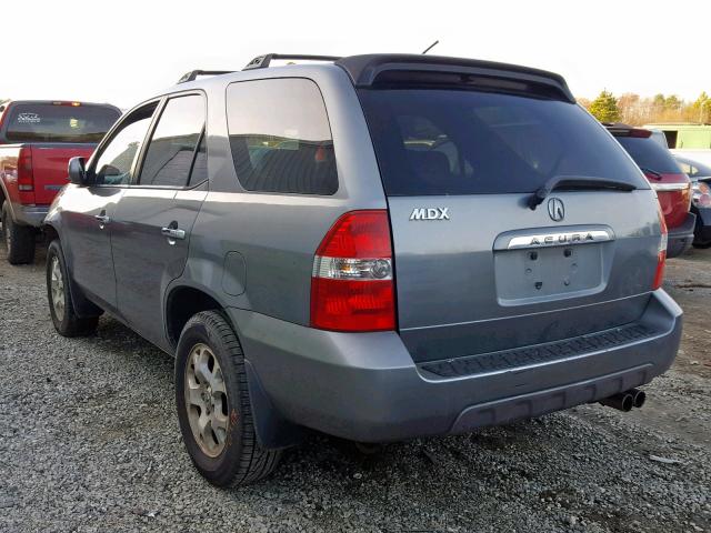 2HNYD18851H512495 - 2001 ACURA MDX TOURIN BLUE photo 3