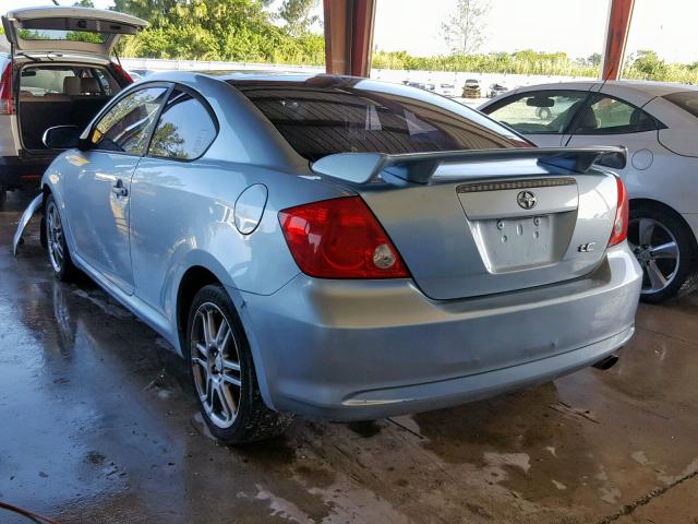 JTKDE177770197554 - 2007 TOYOTA SCION TC 蓝色 照片 3