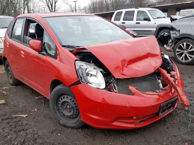 JHMGE8H32DC037342 - 2013 HONDA FIT RED photo 1