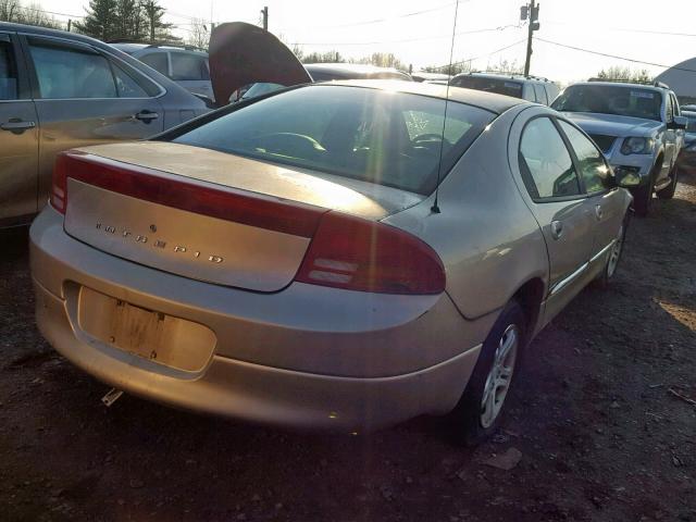 2B3HD56J8YH287679 - 2000 DODGE INTREPID E GOLD photo 4