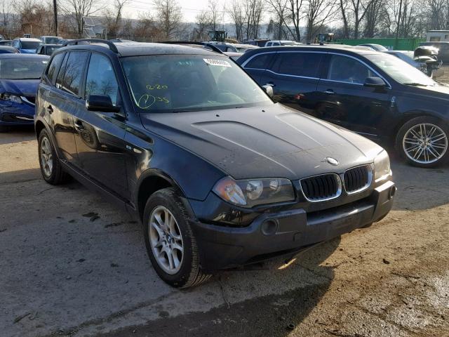 WBXPA73474WC35250 - 2004 BMW X3 2.5I BLACK photo 1