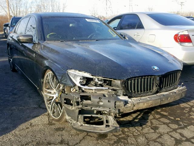 WBA7F0C53HGM21389 - 2017 BMW 750 I BLACK photo 1