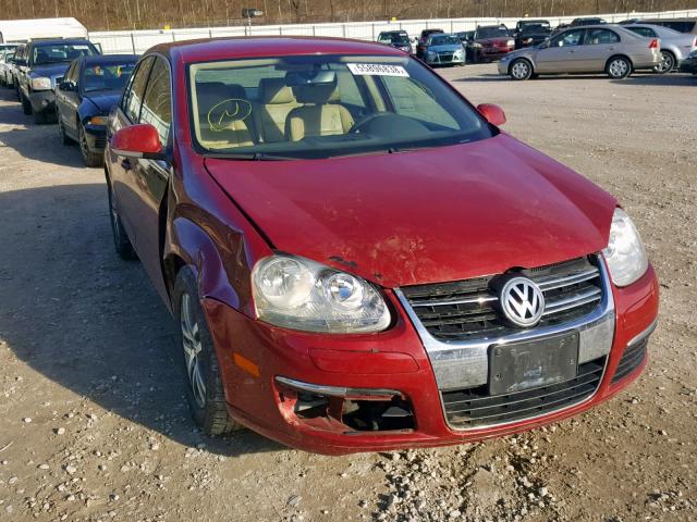 3VWRF71K06M707827 - 2006 VOLKSWAGEN JETTA 2.5 BURGUNDY photo 1