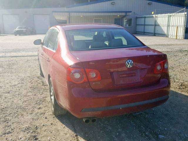 3VWRF71K06M707827 - 2006 VOLKSWAGEN JETTA 2.5 BURGUNDY photo 3