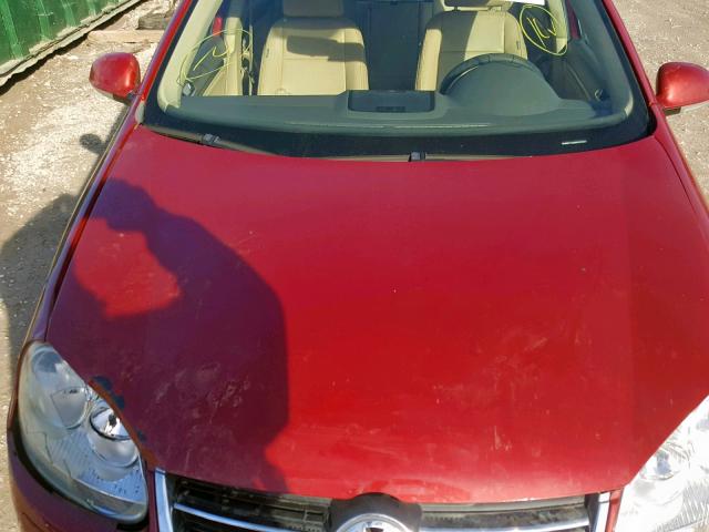 3VWRF71K06M707827 - 2006 VOLKSWAGEN JETTA 2.5 BURGUNDY photo 7