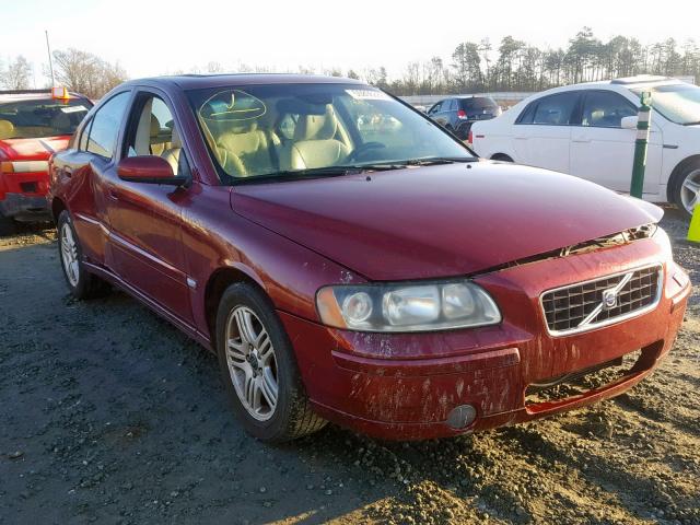 YV1RH592652485302 - 2005 VOLVO S60 2.5T RED photo 1