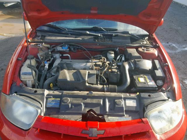 3G1JH52F44S173281 - 2004 CHEVROLET CAVALIER L RED photo 7