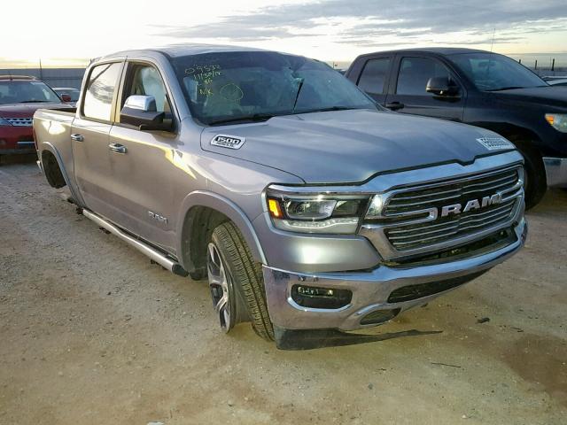 1C6RREJT9KN502781 - 2019 RAM 1500 LARAM SILVER photo 1