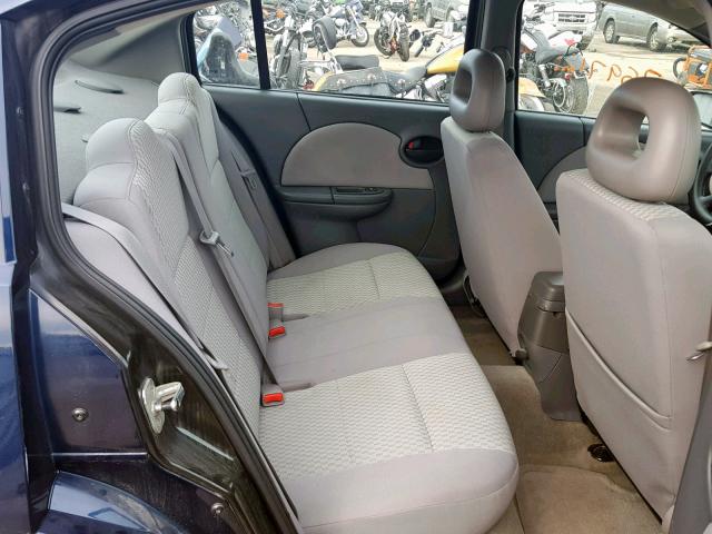 1G8AJ55F27Z208182 - 2007 SATURN ION LEVEL BLUE photo 6