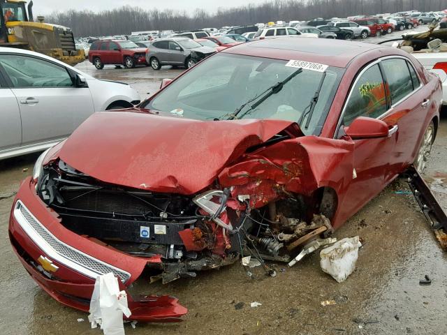 1G1ZK57798F292475 - 2008 CHEVROLET MALIBU LTZ მუქწითელი ფოტო 2