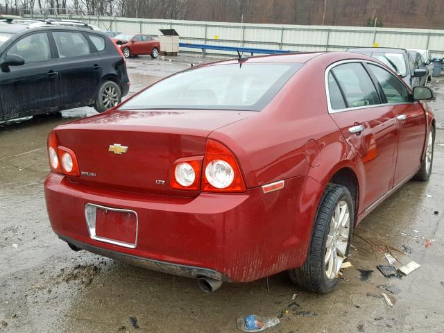1G1ZK57798F292475 - 2008 CHEVROLET MALIBU LTZ მუქწითელი ფოტო 4