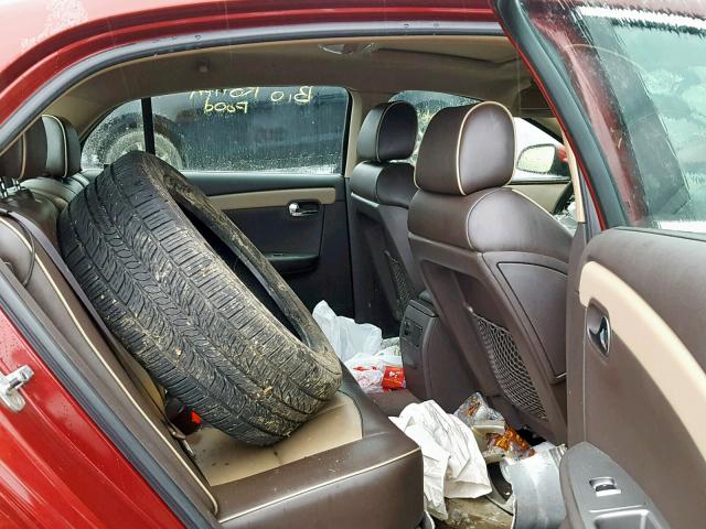 1G1ZK57798F292475 - 2008 CHEVROLET MALIBU LTZ მუქწითელი ფოტო 6