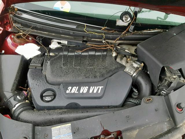 1G1ZK57798F292475 - 2008 CHEVROLET MALIBU LTZ მუქწითელი ფოტო 7