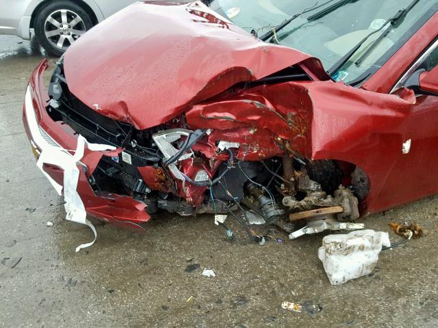 1G1ZK57798F292475 - 2008 CHEVROLET MALIBU LTZ მუქწითელი ფოტო 9