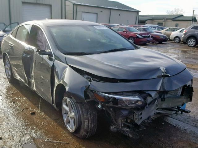 1G1ZB5ST0JF132379 - 2018 CHEVROLET MALIBU LS BLACK photo 1