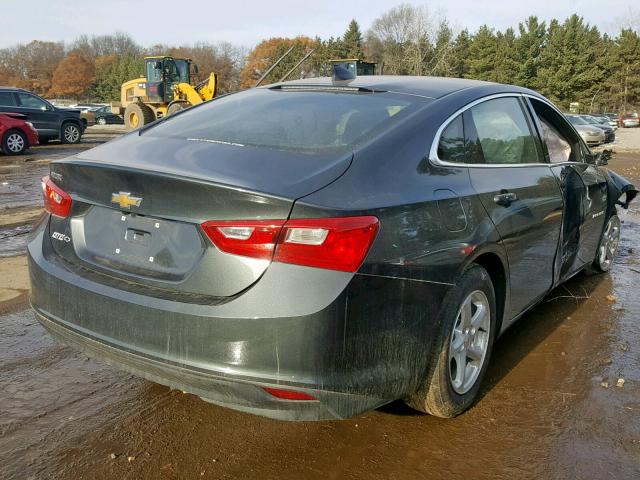 1G1ZB5ST0JF132379 - 2018 CHEVROLET MALIBU LS BLACK photo 4