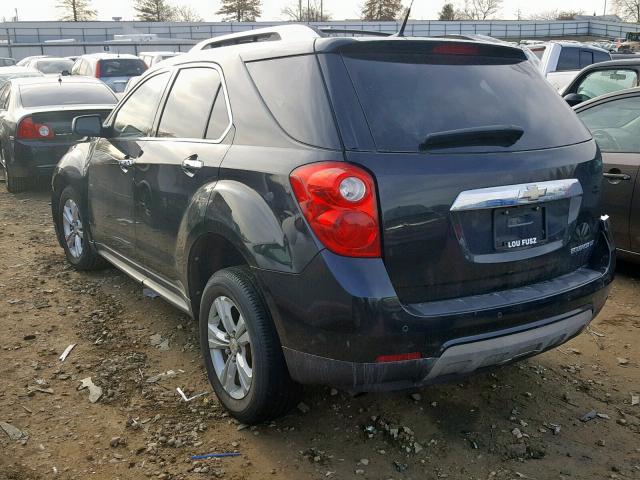 2CNALPEW7A6278562 - 2010 CHEVROLET EQUINOX LT BLACK photo 3