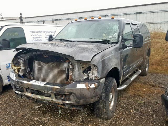 1FTSW31F51EC42203 - 2001 FORD F350 SRW S GREEN photo 2