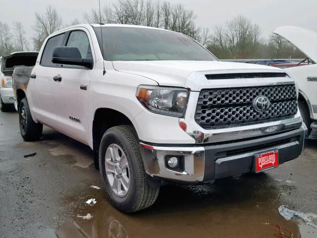 5TFDY5F11KX799630 - 2019 TOYOTA TUNDRA CRE WHITE photo 1