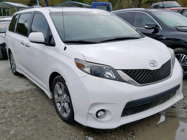 5TDXK3DC1DS300731 - 2013 TOYOTA SIENNA SPO WHITE photo 1